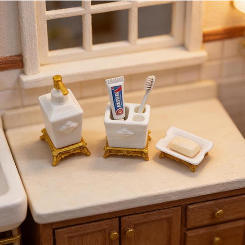 Home Bathroom Equipment - 1/3Pcs Nordic Style Lotion Bottle &
