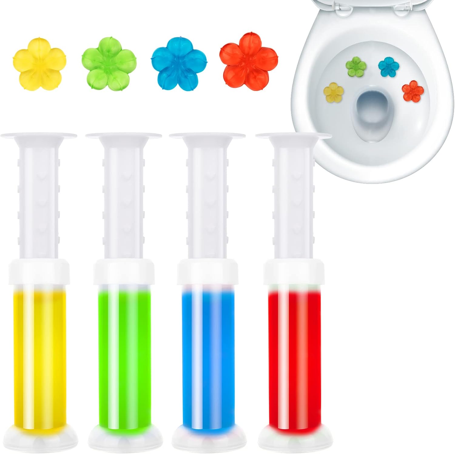 Home Bathroom Cleaner - 5 Colors Toilet Gel with 5