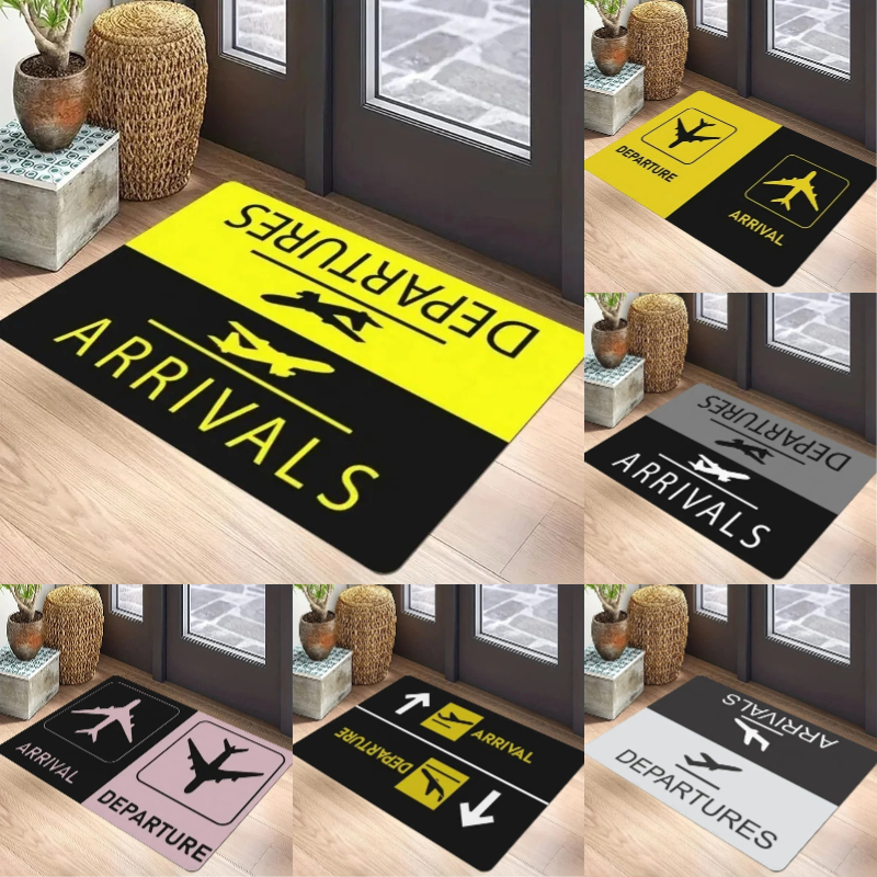 Aviation Theme Carpet Mat - Ai - огляд і ціна Home Bathroom Door Signs