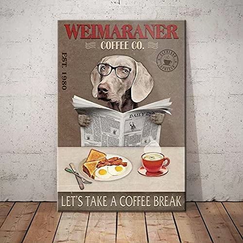 Dog Metal Poster Weimaraner Co - огляд і ціна Home Bathroom Break