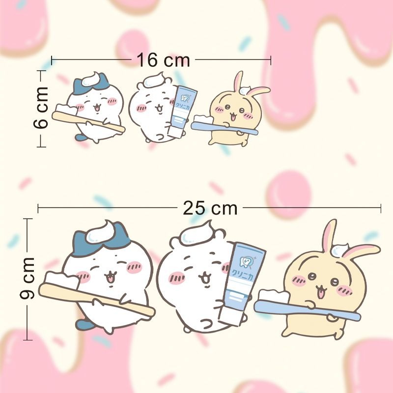 Hot Chiikawa Mirror Stickers S - огляд і ціна Home Bathroom Equipment