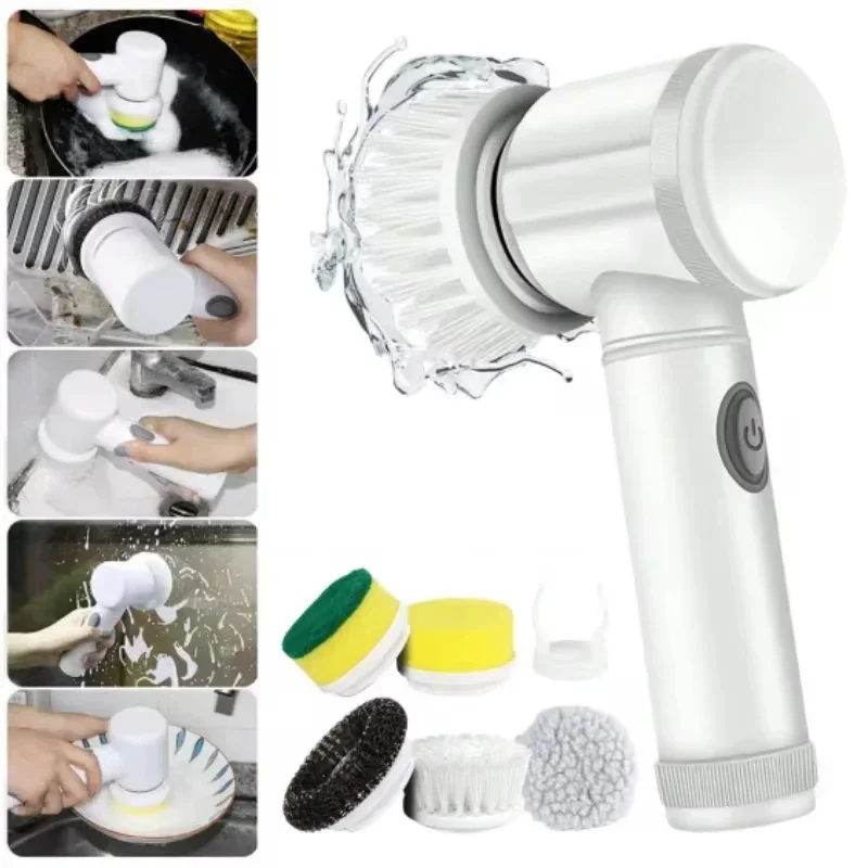 5 in1 Electric Spin Scrubber,  - огляд і ціна Home Bathroom Cleaner