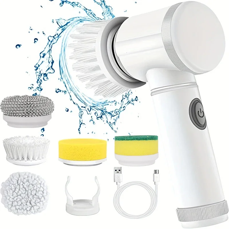 5 in1 Electric Spin Scrubber,  - огляд і ціна Home Bathroom Cleaner