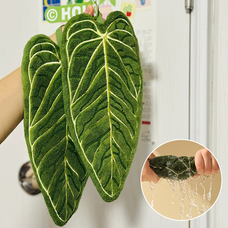 1PC Hot Plant Hand Towel Clean - огляд і ціна Home Bathroom Equipment