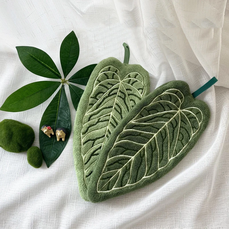 1PC Hot Plant Hand Towel Clean - огляд і ціна Home Bathroom Equipment