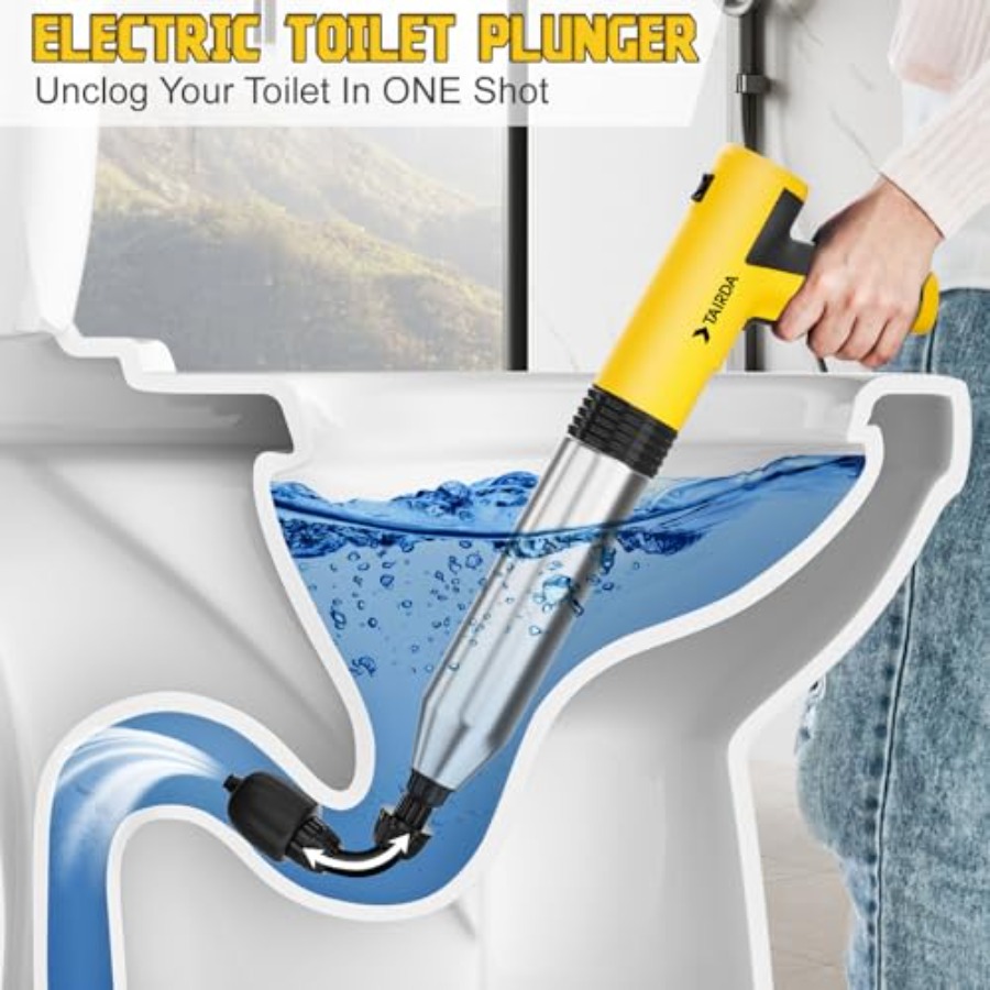 Electric Toilet Plunger, High  - огляд і ціна Plunger Toilet