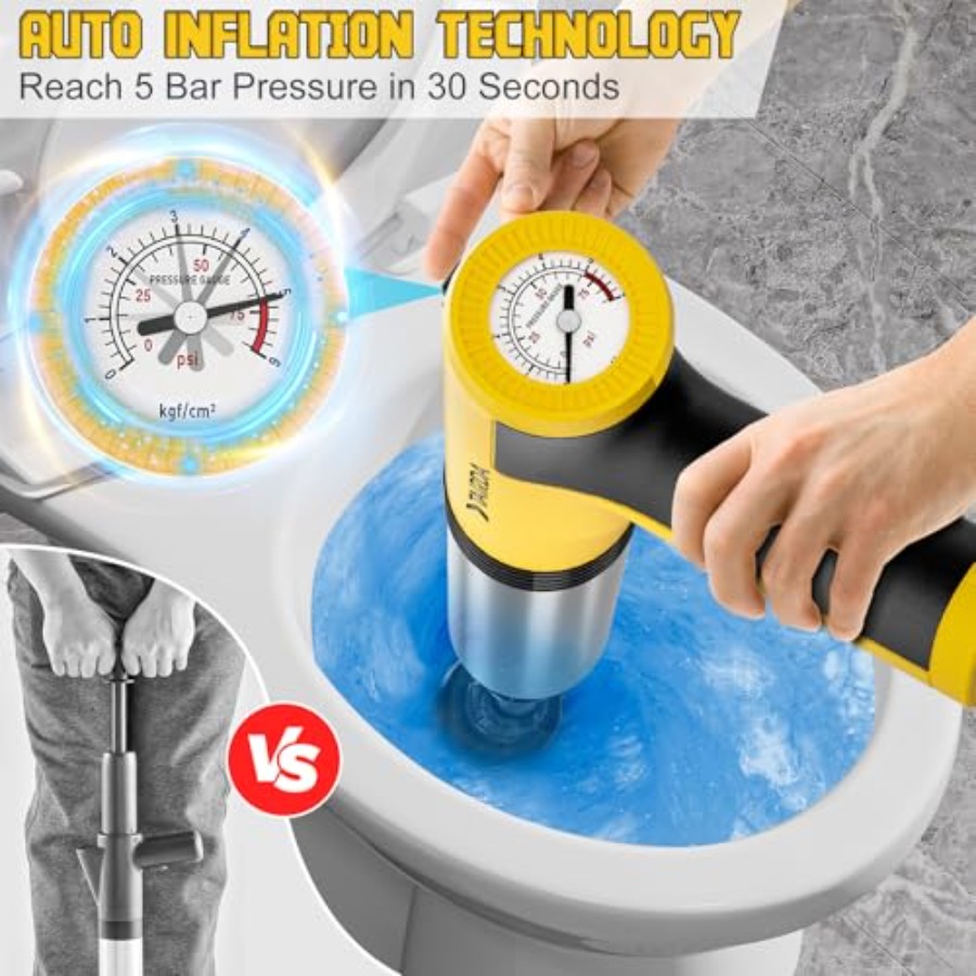 Electric Toilet Plunger, High  - огляд і ціна Plunger Toilet