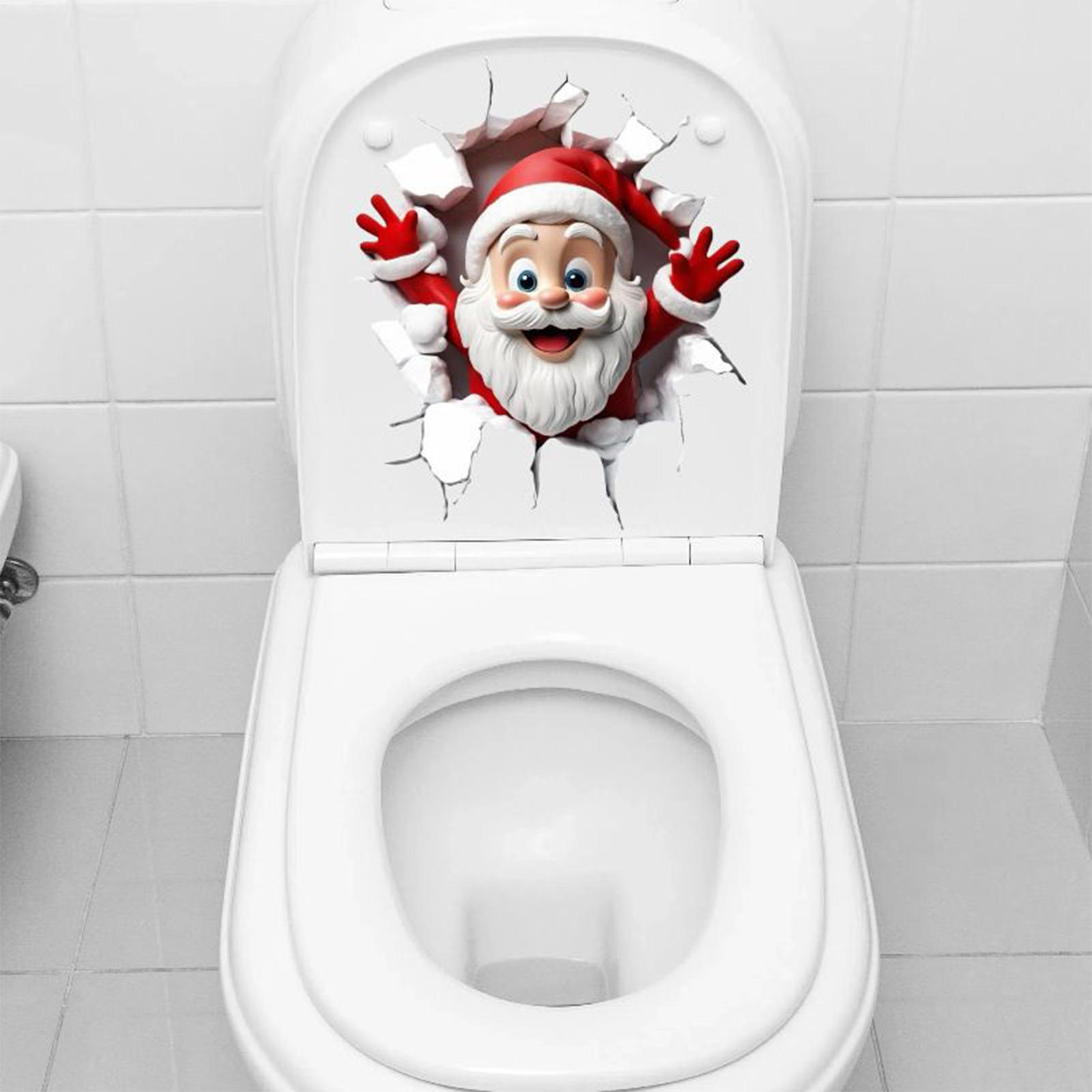 Christmas Wall Stickers Santa  - огляд і ціна Home Bathroom Break