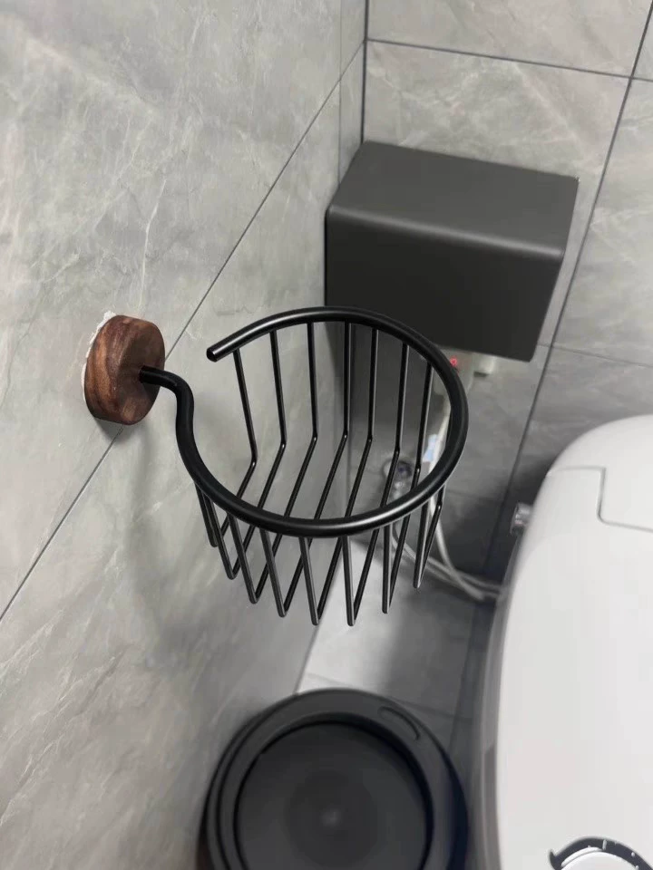 Solid Wood Tissue Holder No Dr - огляд і ціна Home Bathroom Paper Towel Holder
