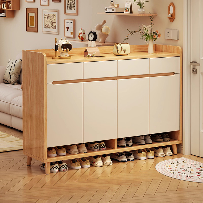 HYS solid wood shoe cabinet, e - огляд і ціна Home & Bathroom Building Products Pte Ltd Photos
