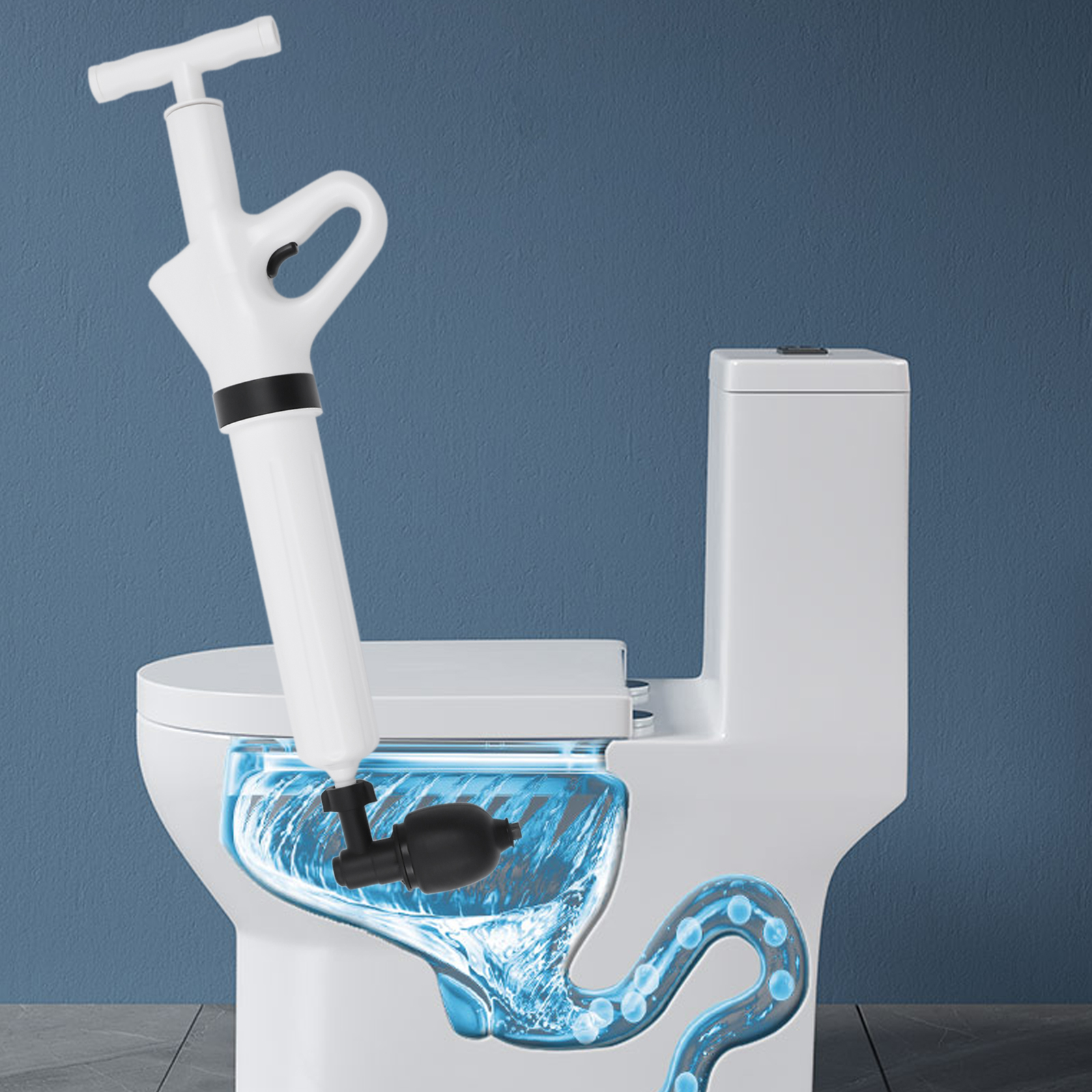 High Pressure Air Toilet Plung - огляд і ціна Plunger Toilet