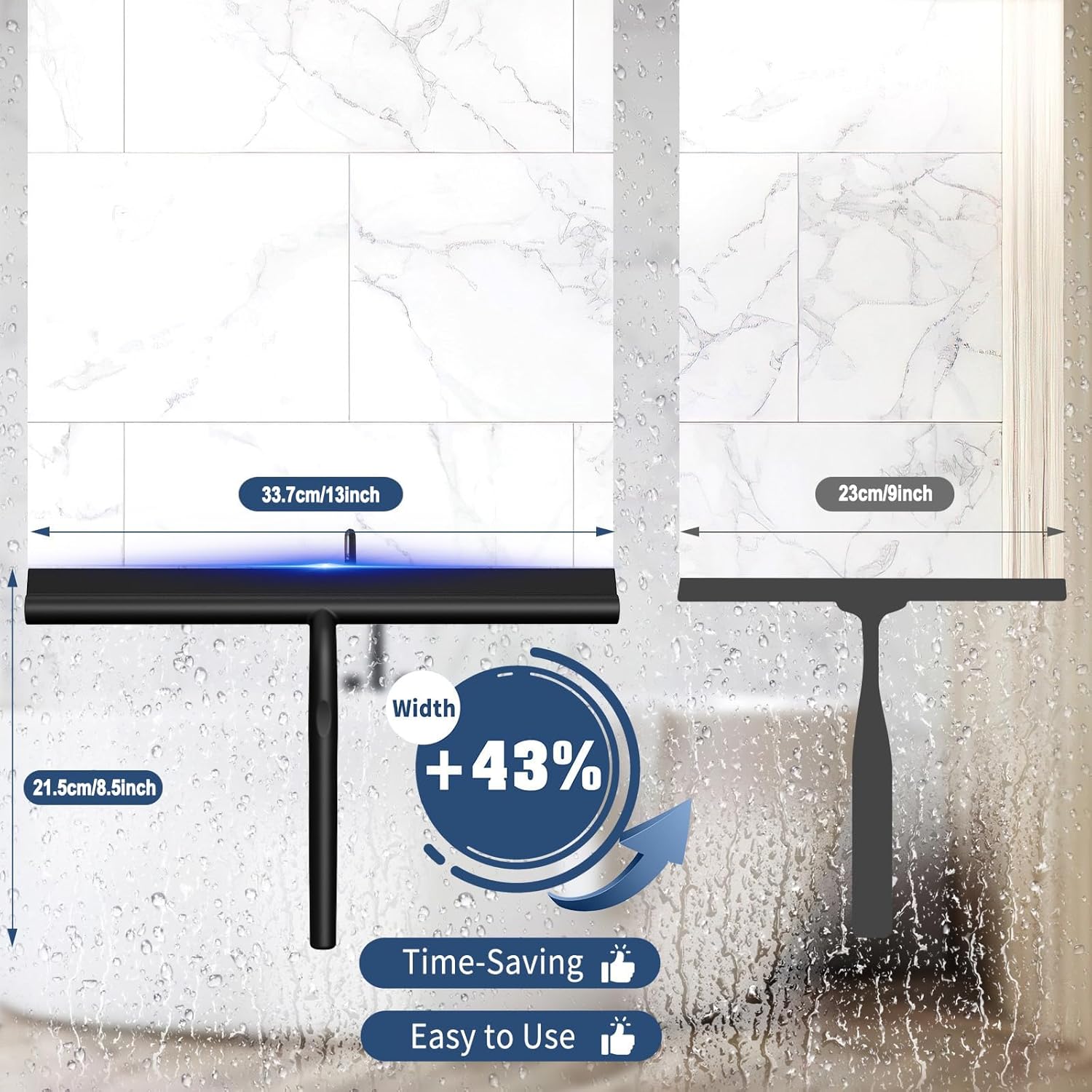 Shower Squeegee with Hanger, 1 - огляд і ціна Home Bathroom Images