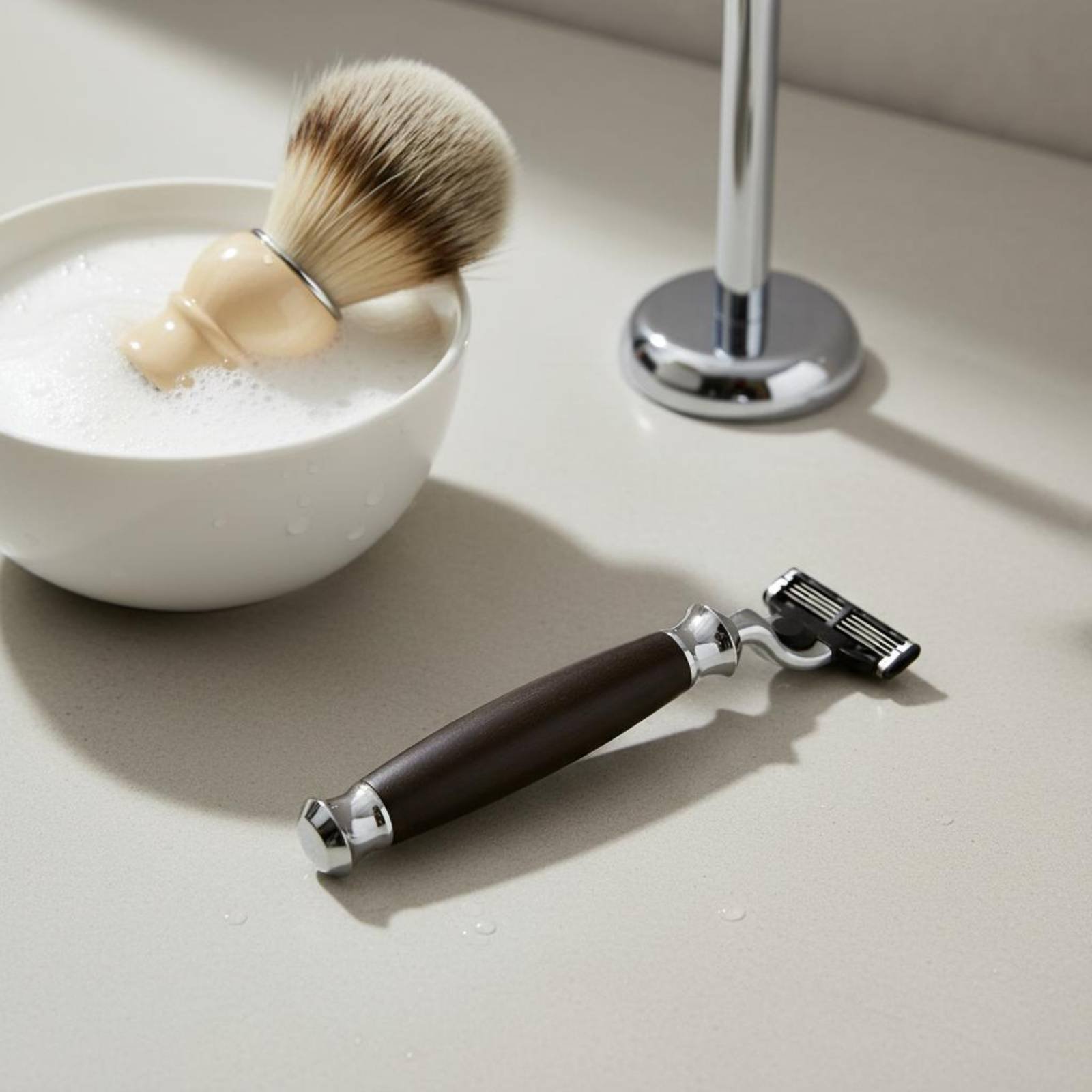 Badger Brush Shaving Set Easy  - огляд і ціна Home One Bathroom