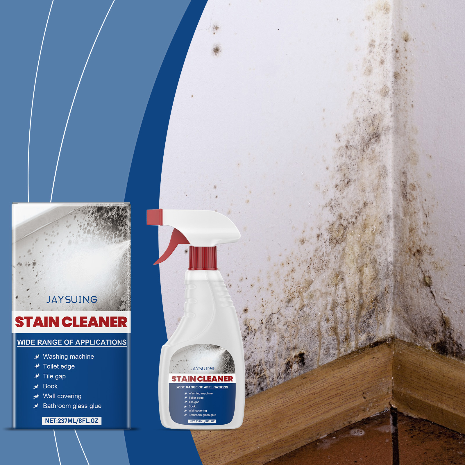 Jaysuing Wall Stain Removal Sp - огляд і ціна Home Bathroom Cleaner