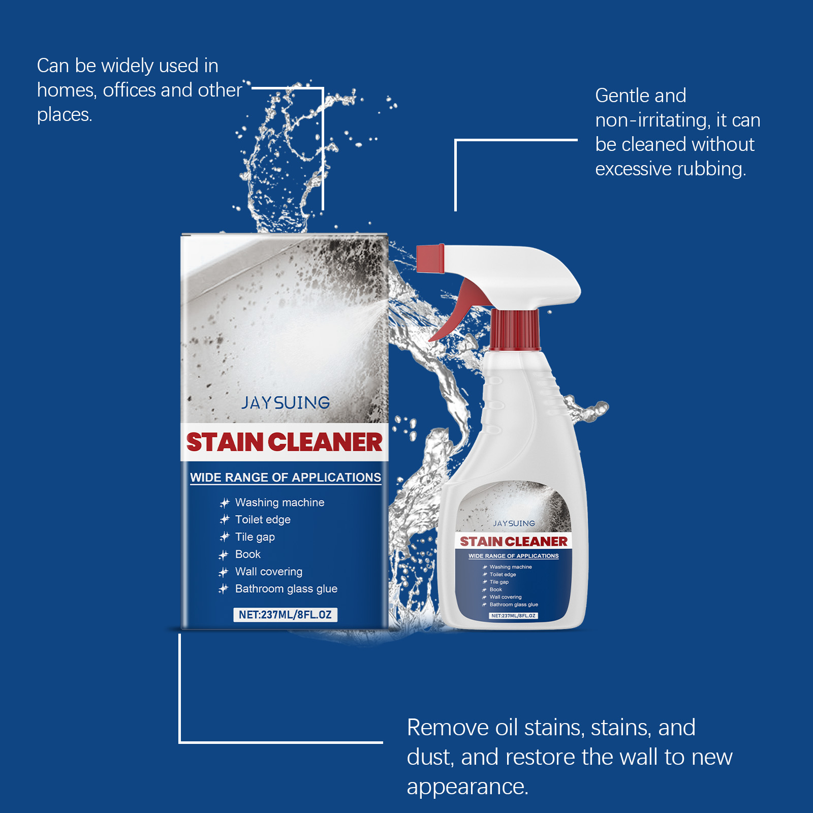 Jaysuing Wall Stain Removal Sp - огляд і ціна Home Bathroom Cleaner