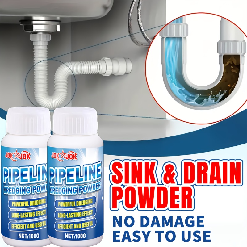 Powerful Drain Cleaner Powder, - огляд і ціна Home Bathroom Cleaner