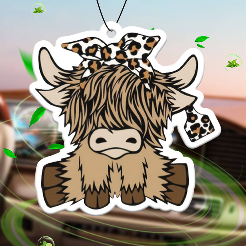 Cartoon Highland Cow Hilton (H - огляд і ціна Home Bathroom Freshener