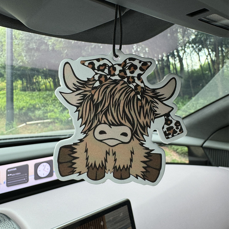 Cartoon Highland Cow Hilton (H - огляд і ціна Home Bathroom Freshener