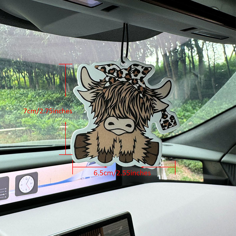 Cartoon Highland Cow Hilton (H - огляд і ціна Home Bathroom Freshener