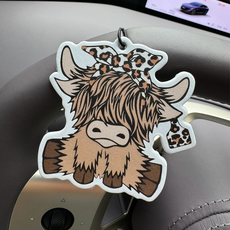 Cartoon Highland Cow Hilton (H - огляд і ціна Home Bathroom Freshener