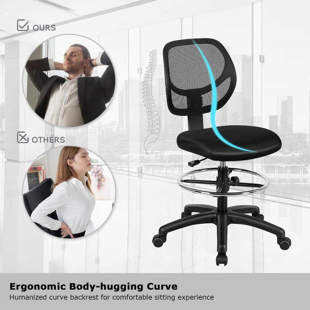 Ergonomic Black Mesh Swivel Of - огляд і ціна Home & Bathroom Building Products Pte Ltd Photos