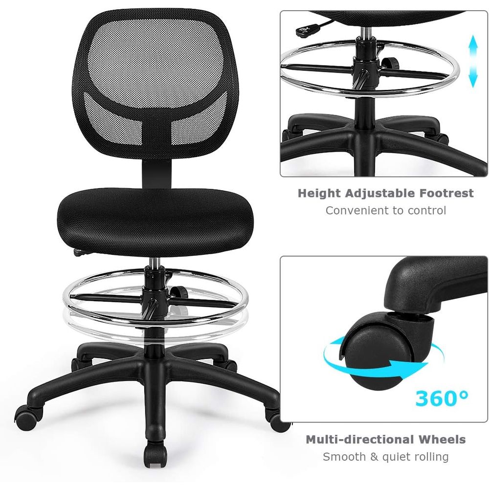Ergonomic Black Mesh Swivel Of - огляд і ціна Home & Bathroom Building Products Pte Ltd Photos