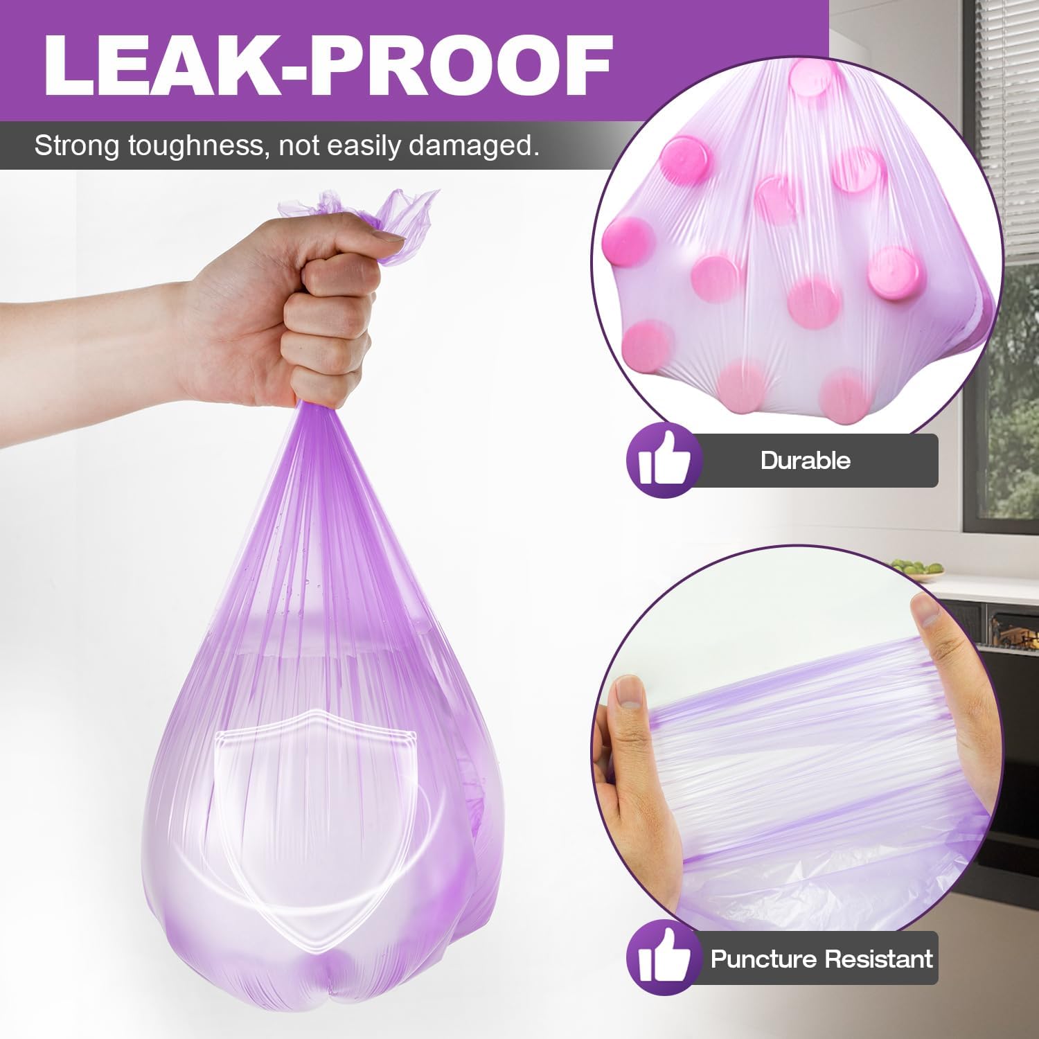 105 Count 4 Gallon Small Trash - огляд і ціна Home Bathroom Images