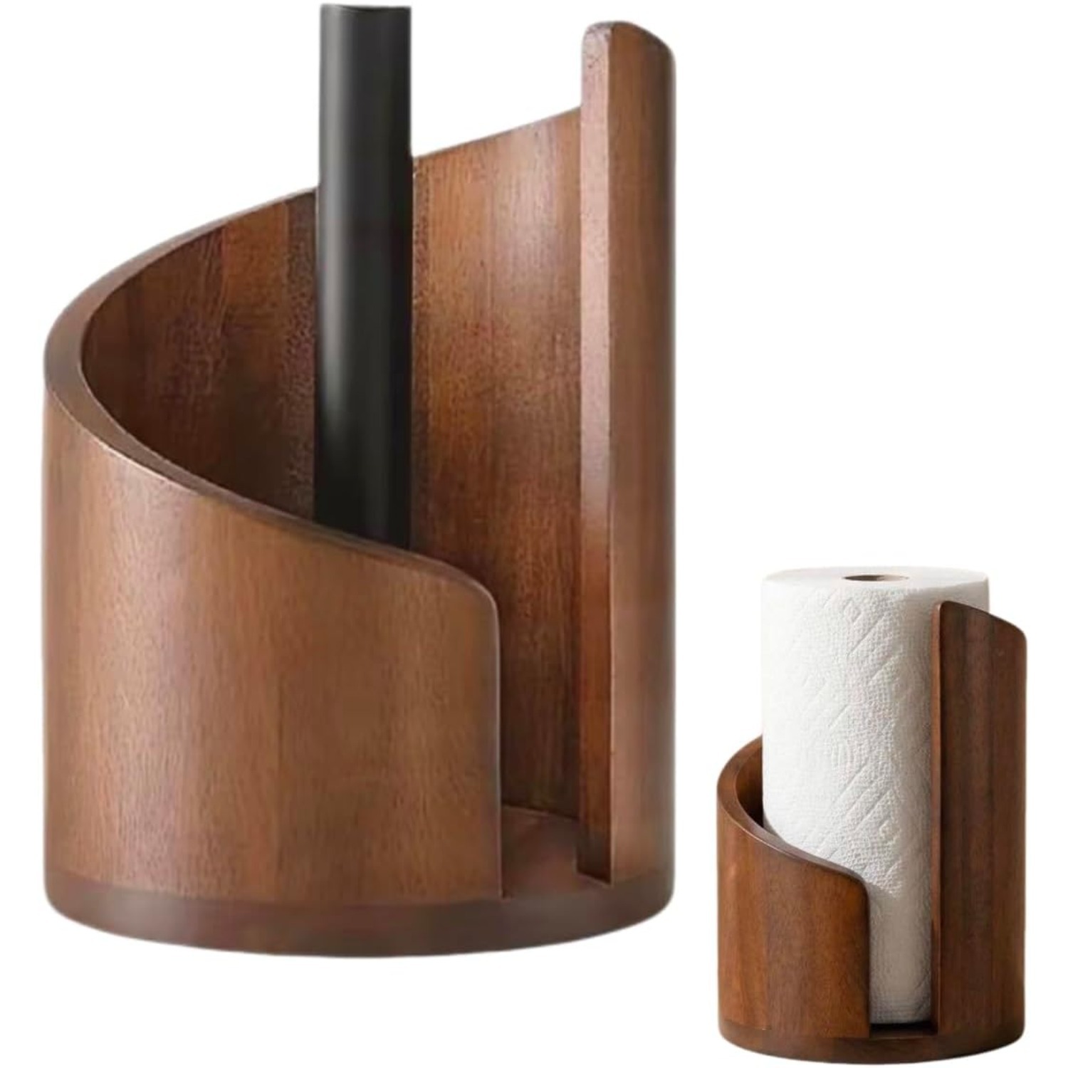 Natural Wood Kitchen Paper Tow - огляд і ціна Home Bathroom Paper Towel Holder