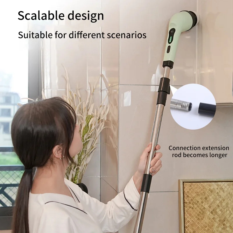 9-in-1 Electric Cleaning Brush - огляд і ціна Home Bathroom Cleaner