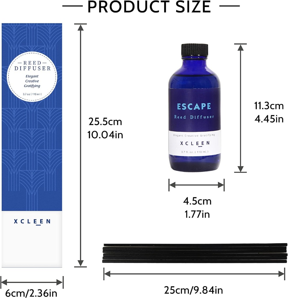 Reed Diffuser Set 3.7oz, 6 Sti - огляд і ціна Home Bathroom Images