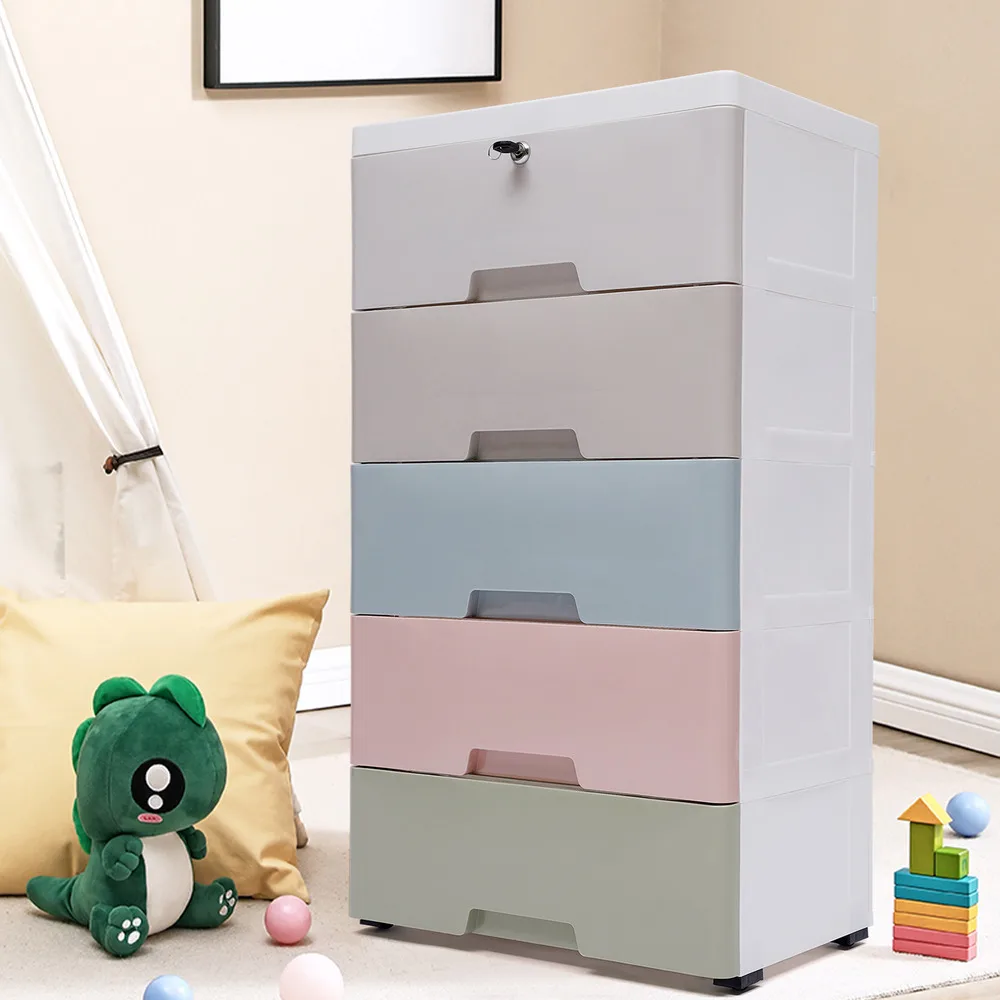 5-Drawer Plastic Storage Cabin - огляд і ціна Home Goods Bathroom Cabinets