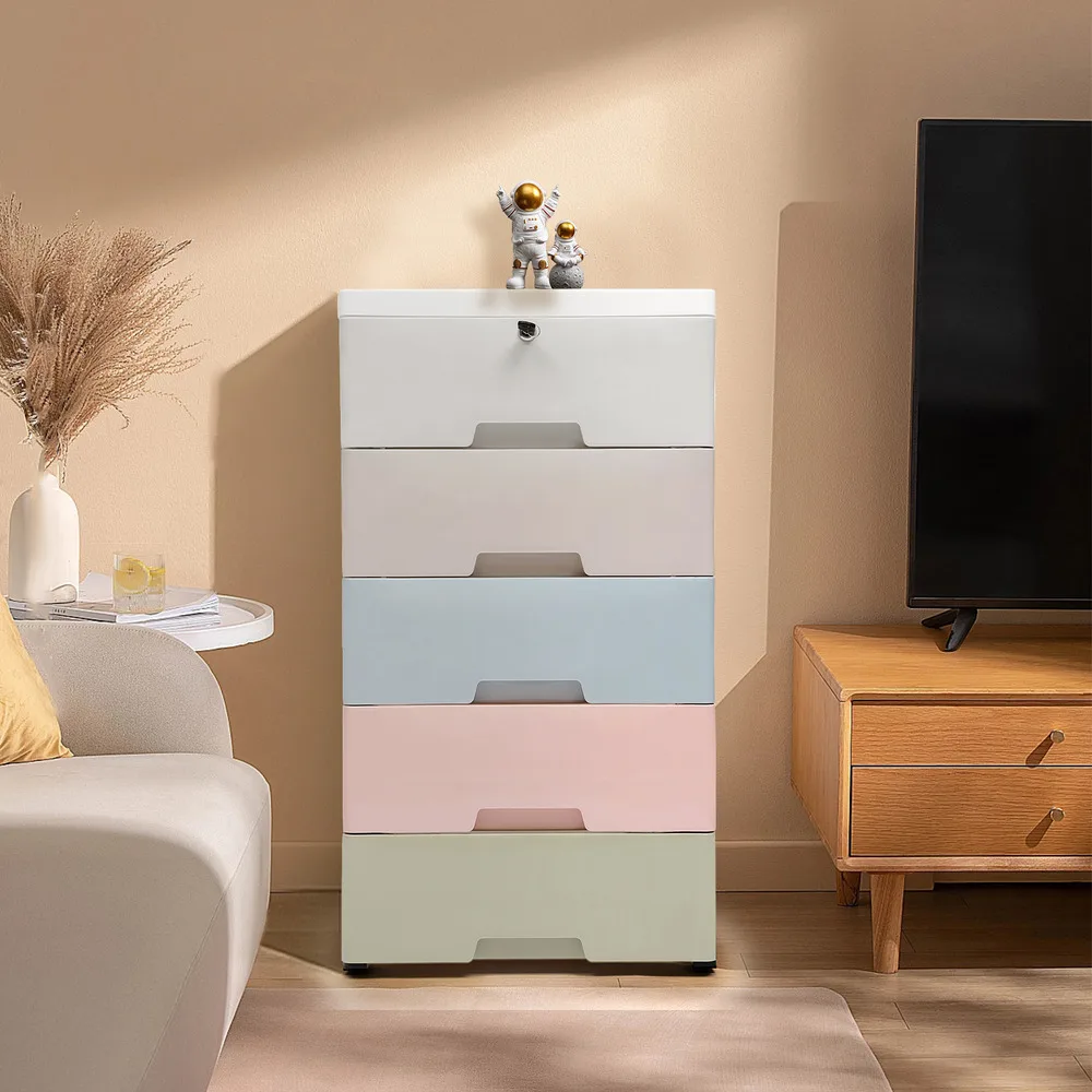 5-Drawer Plastic Storage Cabin - огляд і ціна Home Goods Bathroom Cabinets