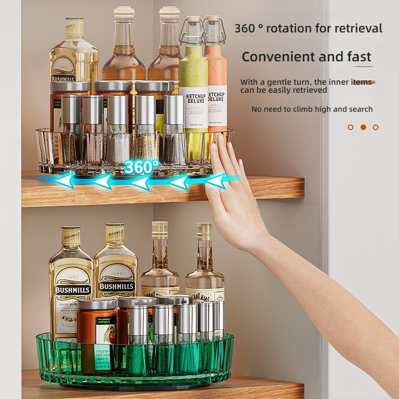 360 Rotating Storage Rack Kitc - огляд і ціна Home Goods Bathroom Cabinets