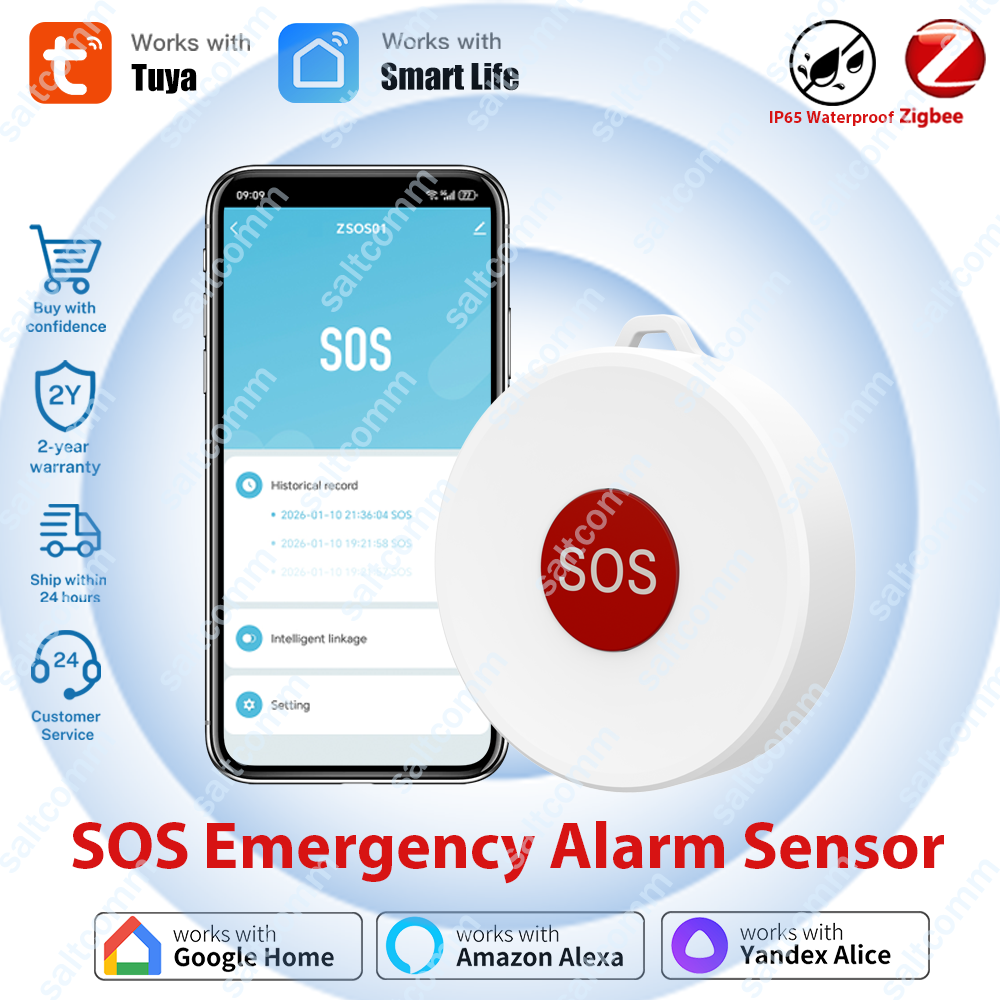 Tuya Zigbee SOS Emergency Alar - огляд і ціна Home One Bathroom