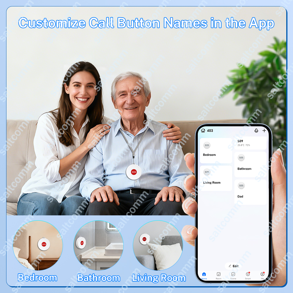 Tuya Zigbee SOS Emergency Alar - огляд і ціна Home One Bathroom