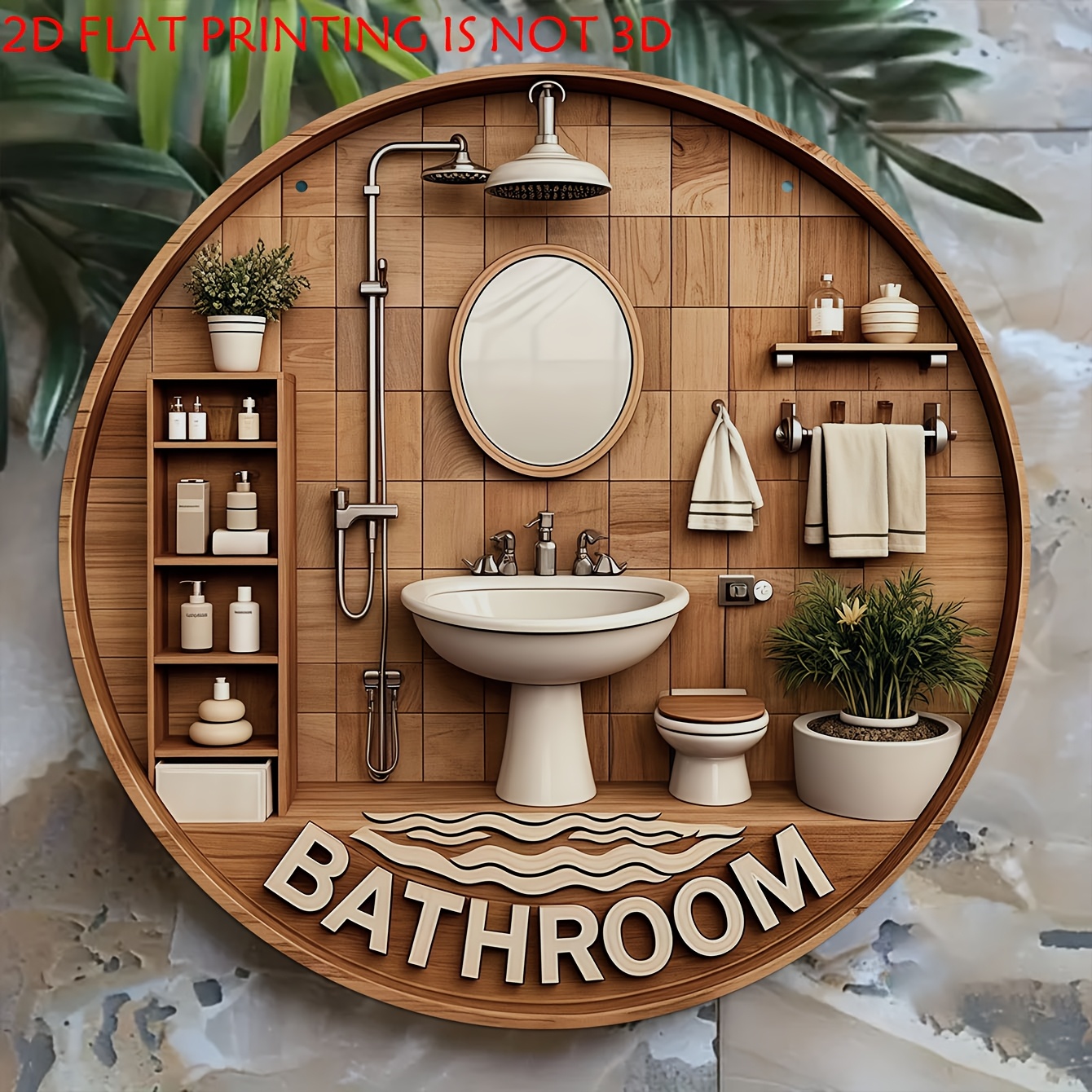 One 2D flat circular bathroom  - огляд і ціна Home One Bathroom