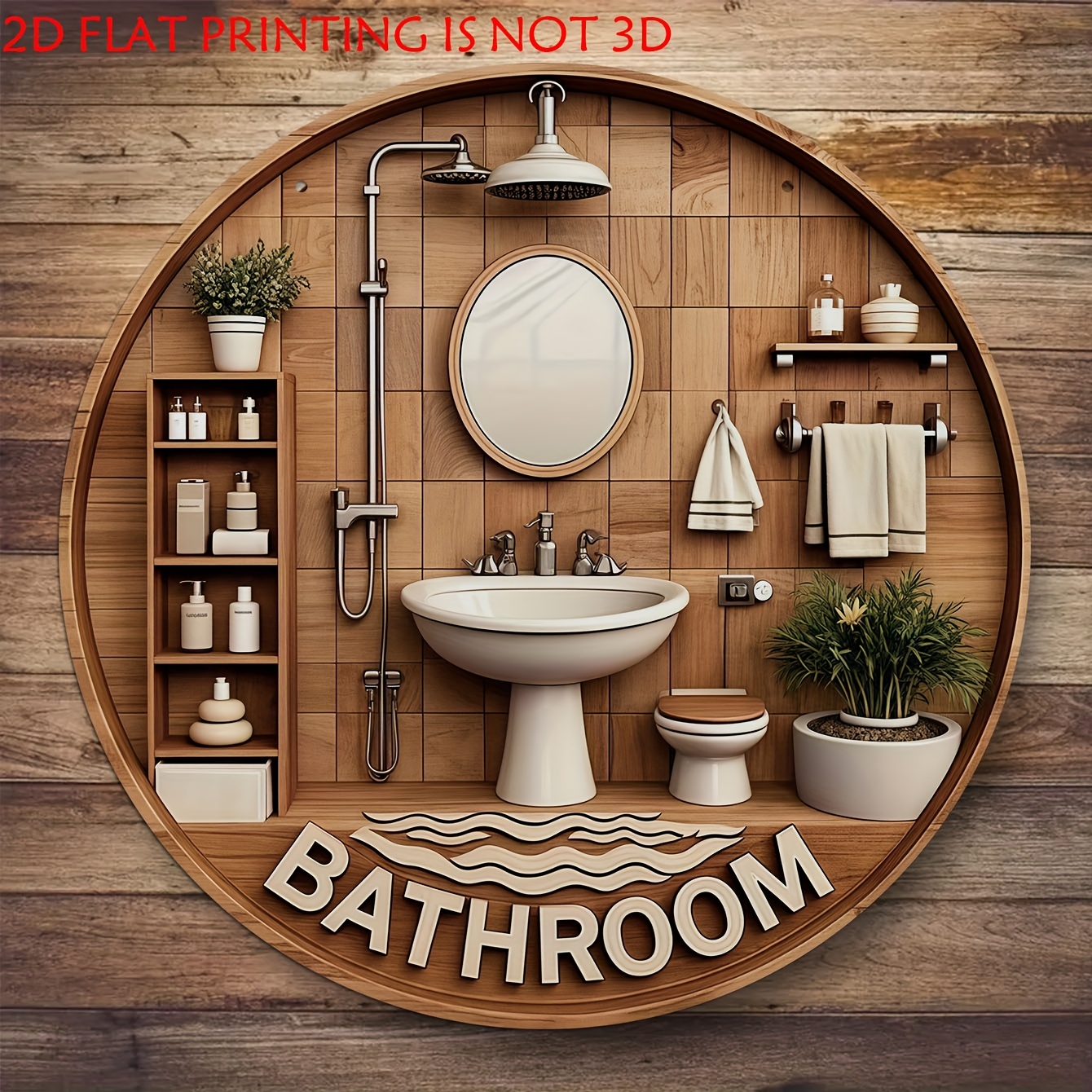 One 2D flat circular bathroom  - огляд і ціна Home One Bathroom