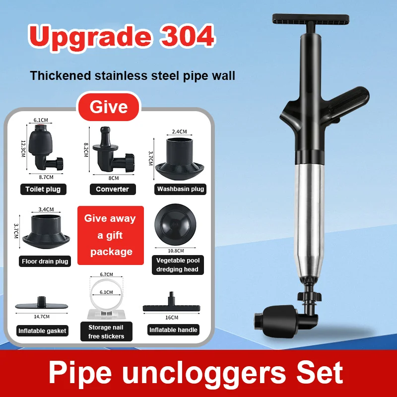 High Pressure Air Drain Blaste - огляд і ціна Plunger Toilet