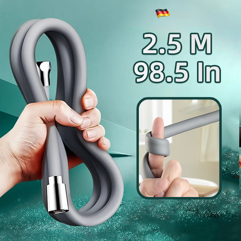 2.5 m Grey Extra Long Silicone - огляд і ціна Home Bathroom Equipment