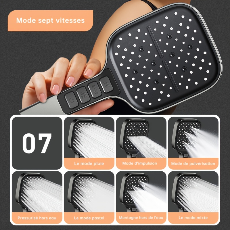 7 Setting Silver Handheld Show - огляд і ціна Home One Bathroom