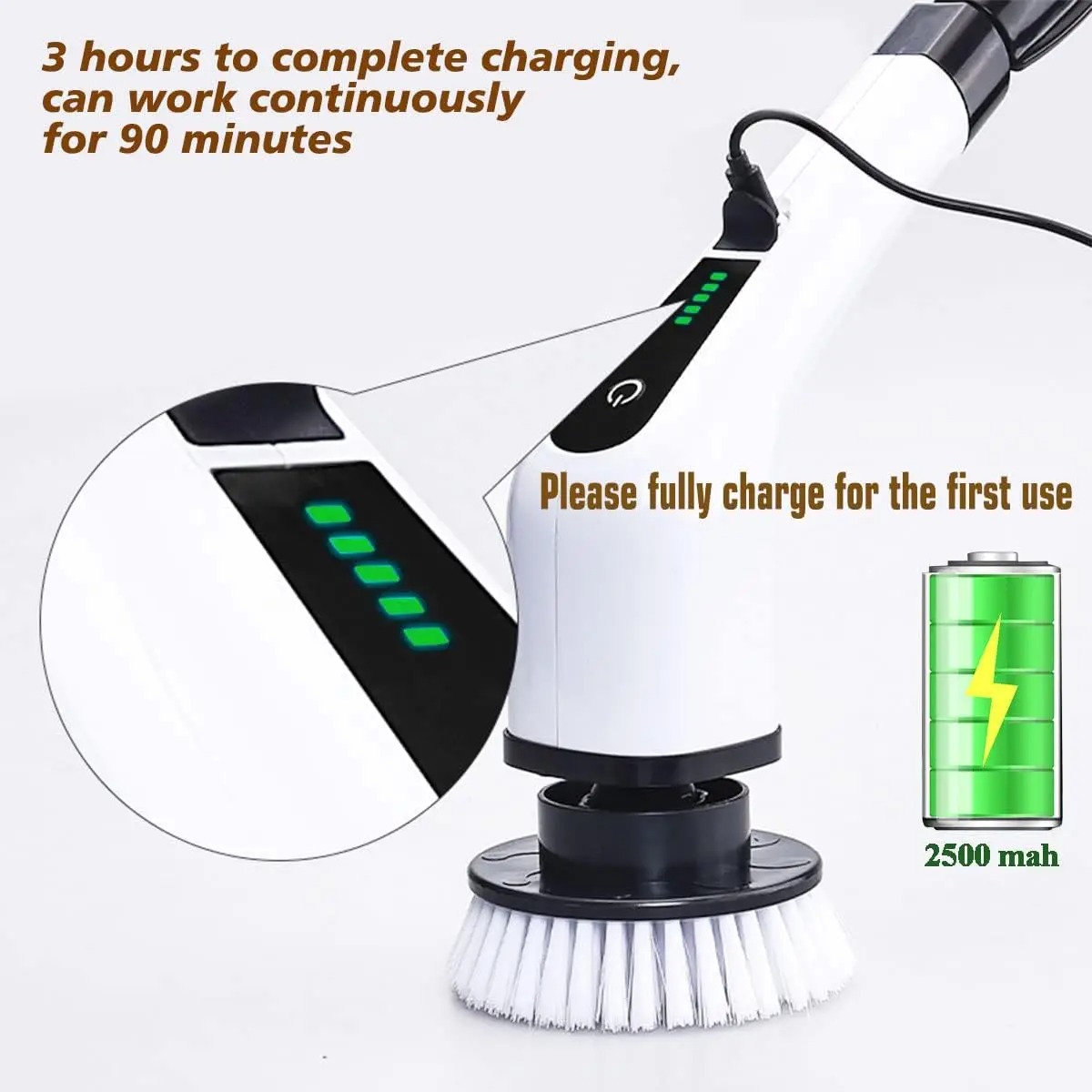 Cordless Multifunctional Elect - огляд і ціна Home Bathroom Cleaner