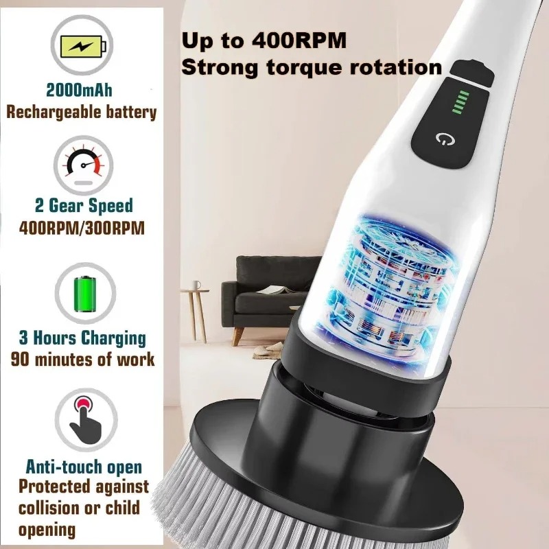 Cordless Multifunctional Elect - огляд і ціна Home Bathroom Cleaner
