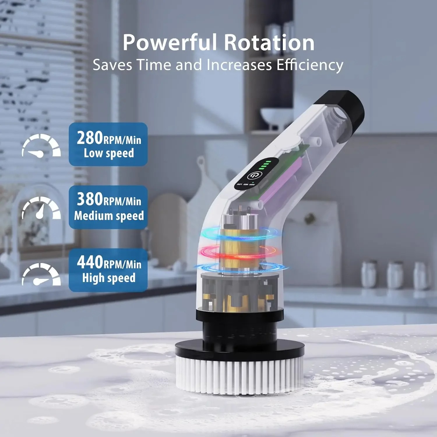 Cordless Multifunctional Elect - огляд і ціна Home Bathroom Cleaner