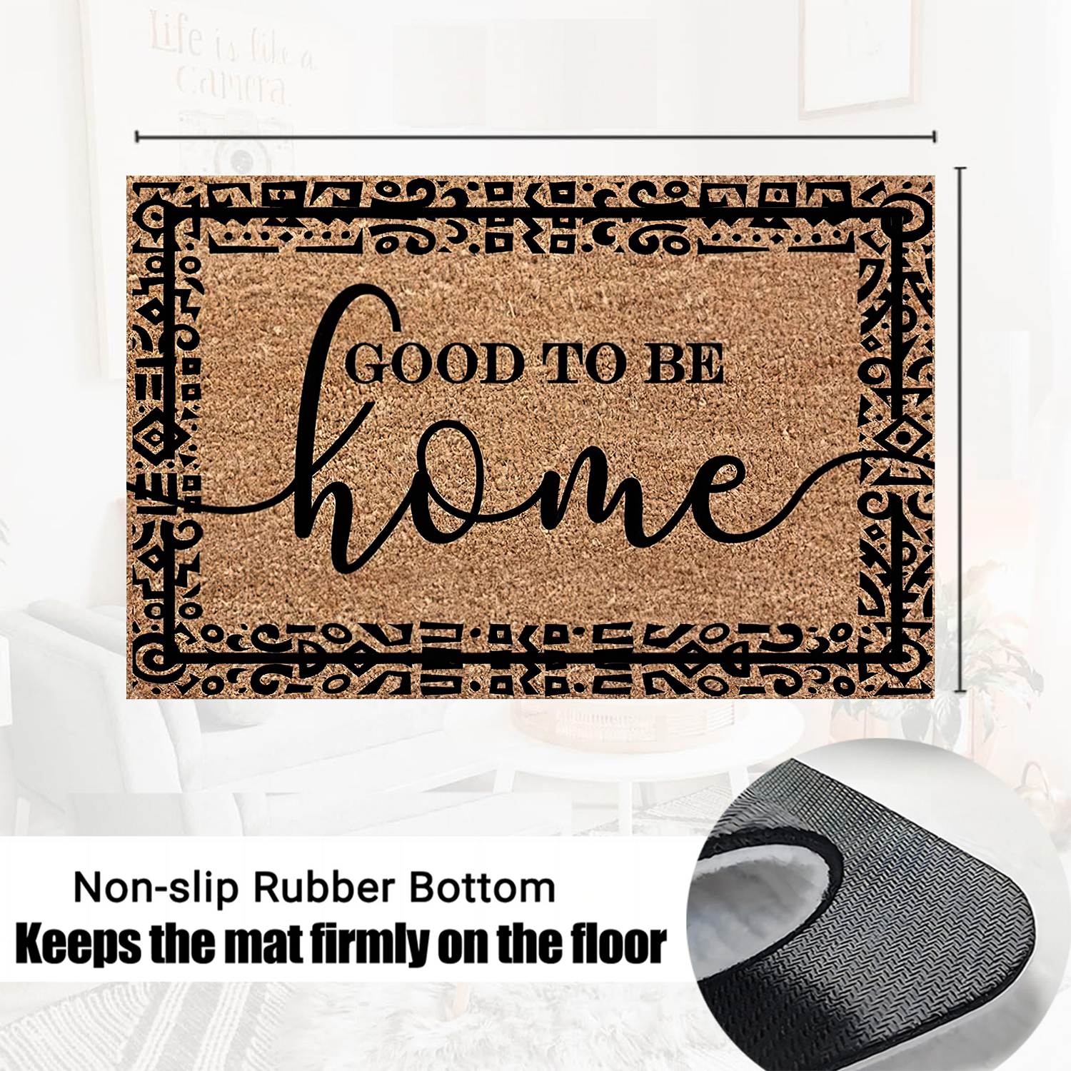 Good To Be Home Doormat Rubber - огляд і ціна Home Goods Bathroom Rugs