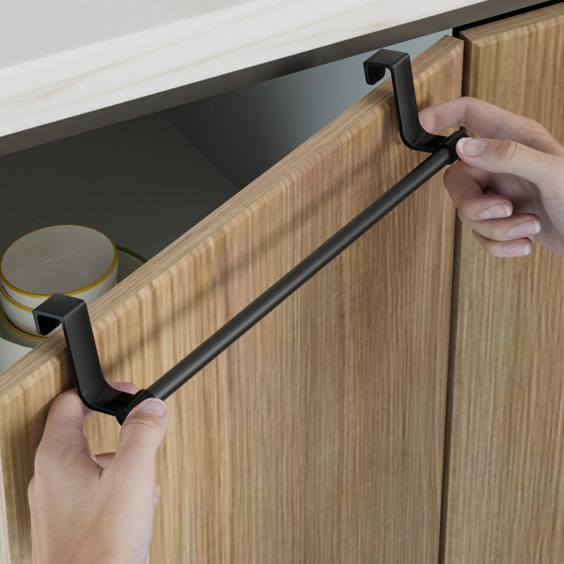 Over Cabinet Towel Bar Holder  - огляд і ціна Home Goods Bathroom Cabinets