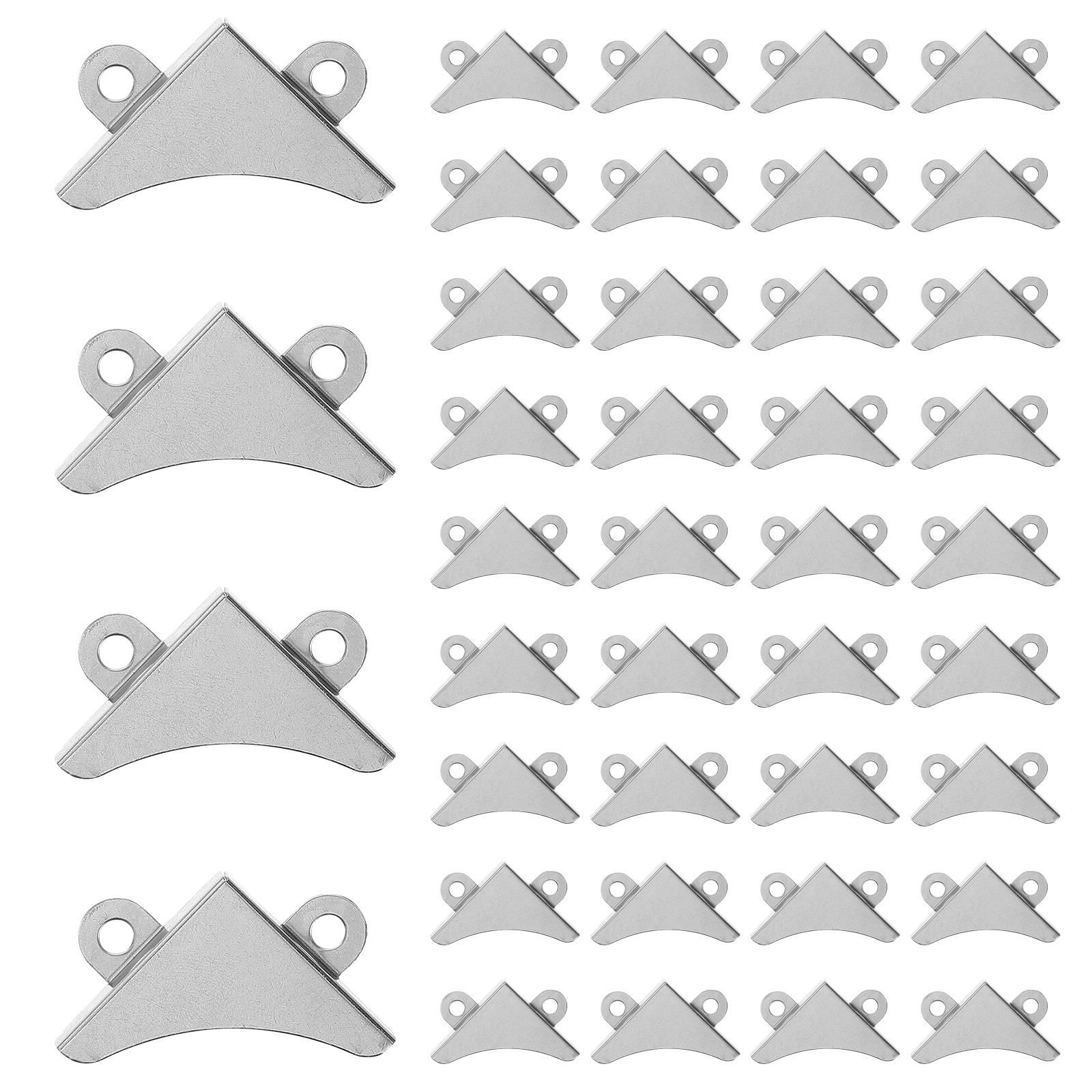 50Pcs Metal L Shape Corner Bra - огляд і ціна Home Theater Bathroom