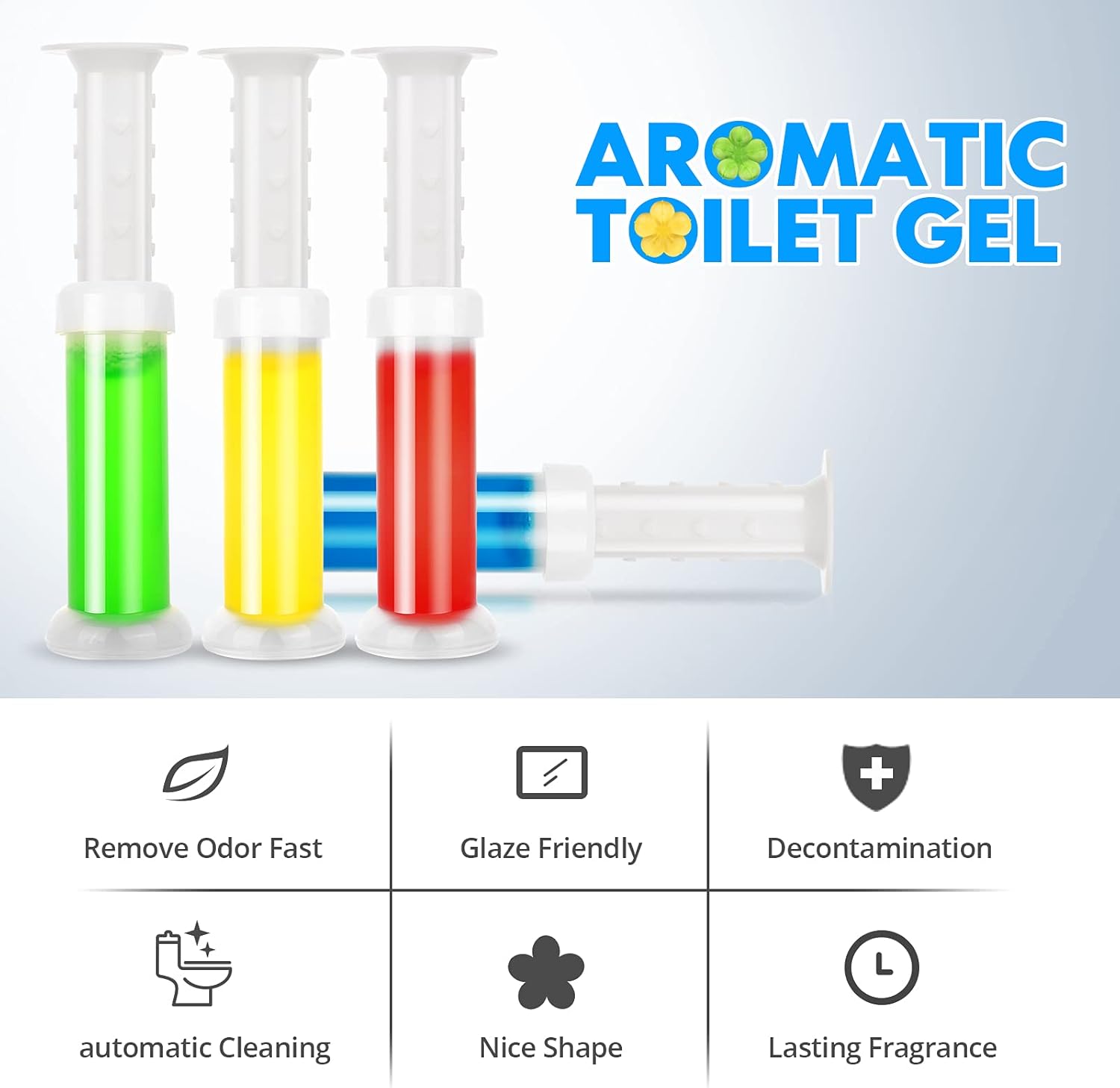 5 Colors Toilet Gel with 5 Sce - огляд і ціна Home Bathroom Cleaner