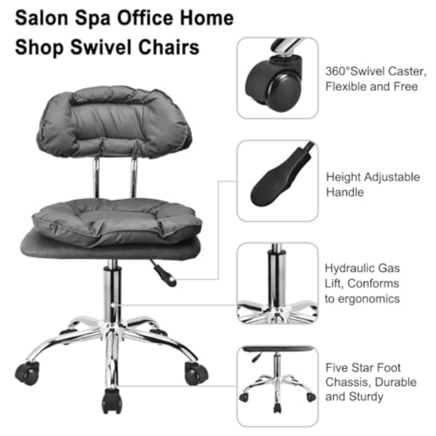 Rolling Stool Backrest Thick S - огляд і ціна Home & Bathroom Building Products Pte Ltd Photos