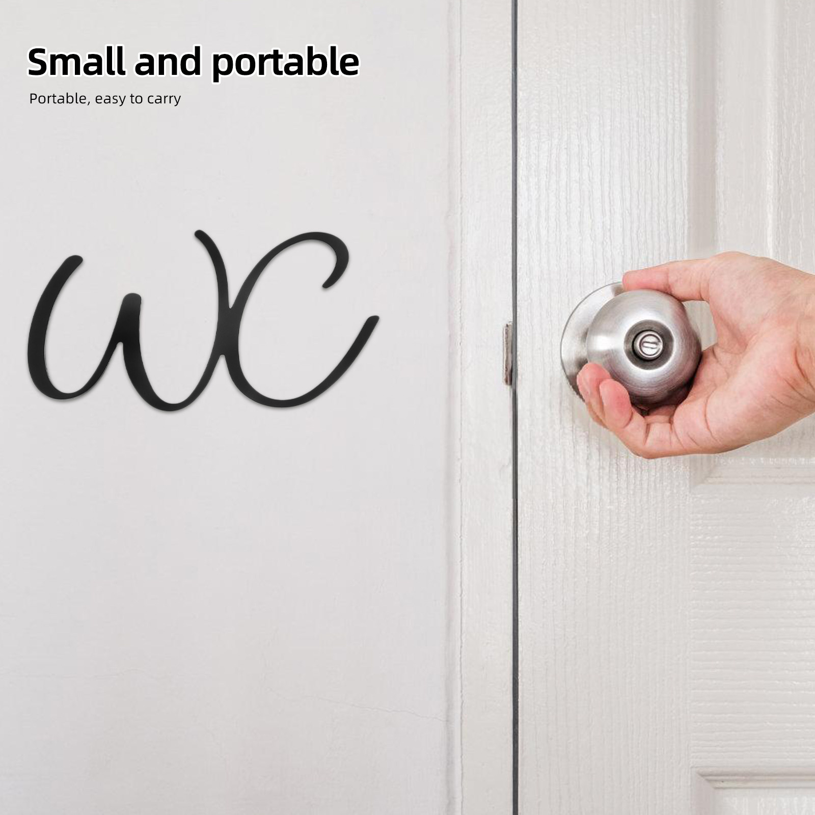 Bathroom Sign Toilet Door Iron - огляд і ціна Home Bathroom Door Signs