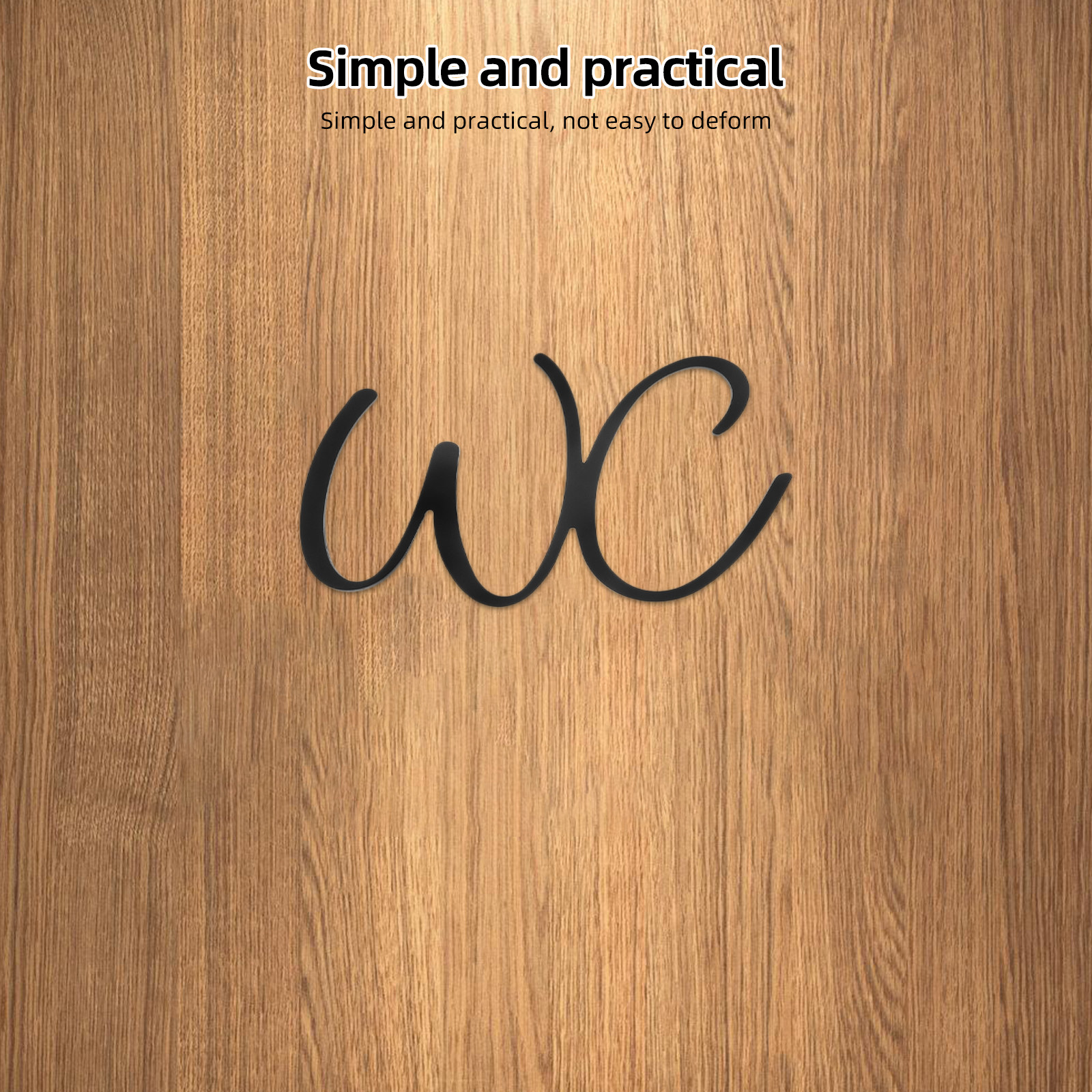 Bathroom Sign Toilet Door Iron - огляд і ціна Home Bathroom Door Signs